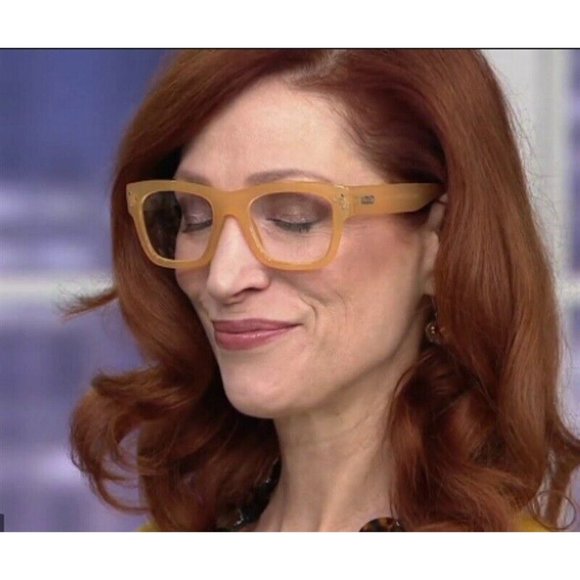 Bold Orange Rectangular Reading Glasses +2 - Picture 3 of 3